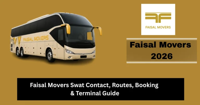 Faisal Movers Swat Contact, Routes, Booking